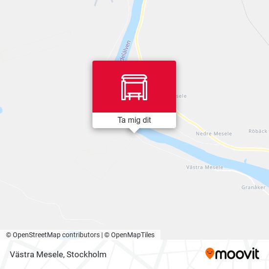 Västra Mesele karta