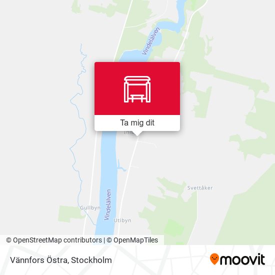 Vännfors Östra karta