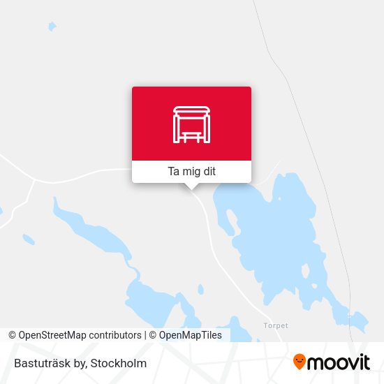 Bastuträsk by karta