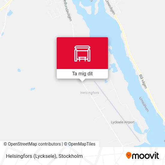 Helsingfors (Lycksele) karta