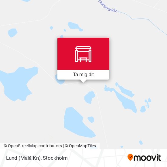 Lund (Malå Kn) karta