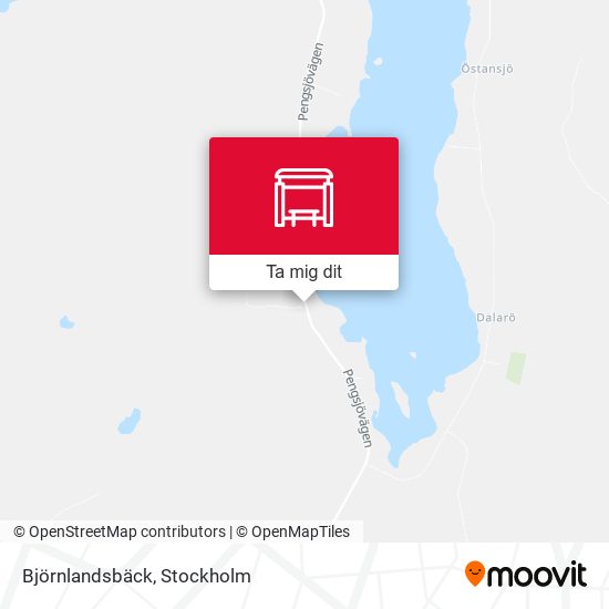 Björnlandsbäck karta