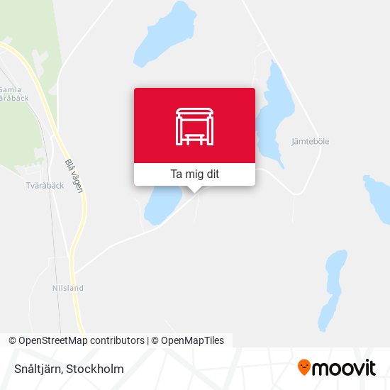 Snåltjärn karta