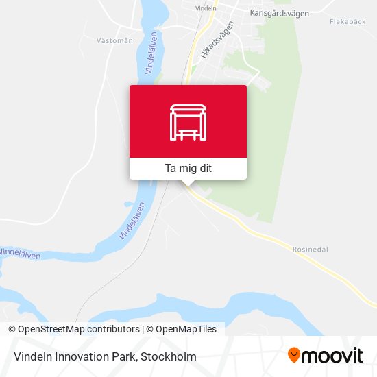 Vindeln Innovation Park karta