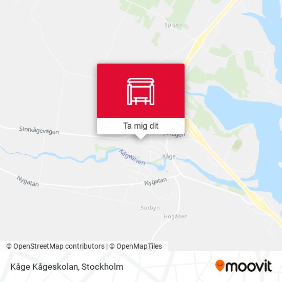 Kåge Kågeskolan karta