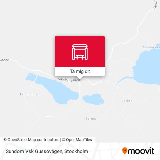 Sundom Vsk Gussövägen karta