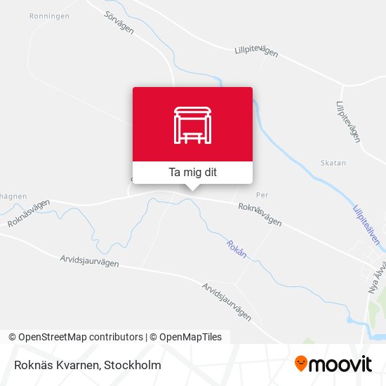 Roknäs Kvarnen karta