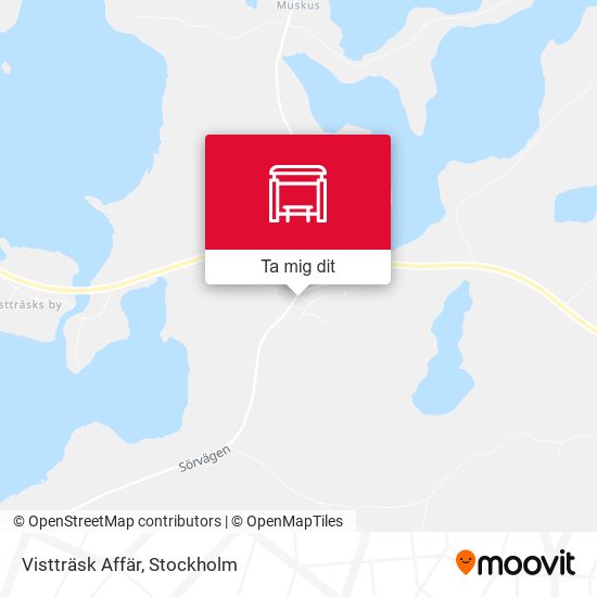 Vistträsk Affär karta