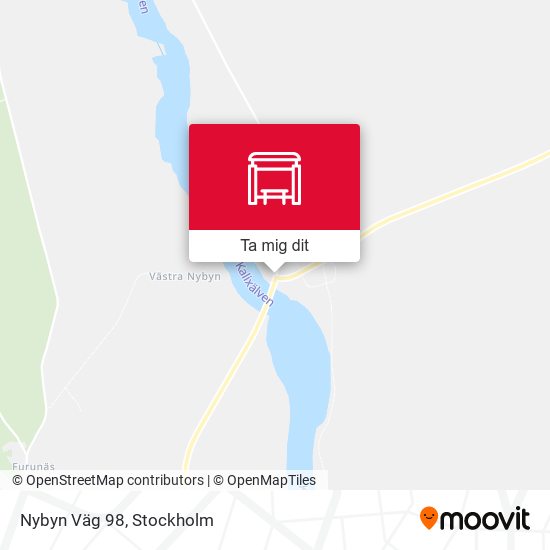 Nybyn Väg 98 karta