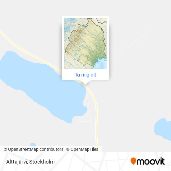 Alttajärvi karta