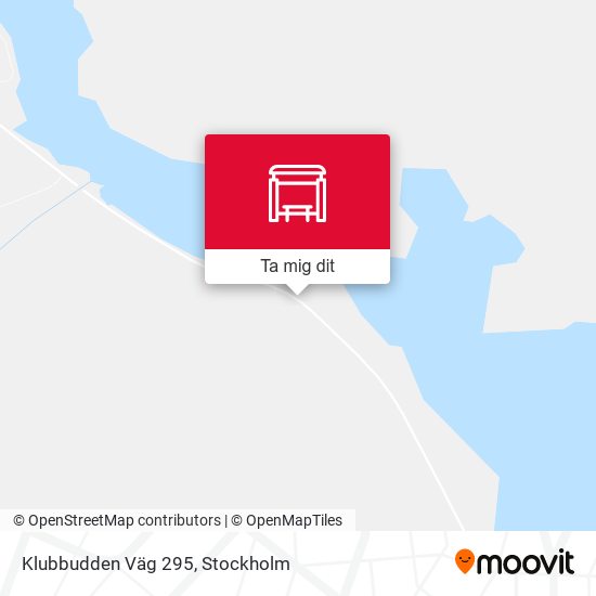 Klubbudden Väg 295 karta