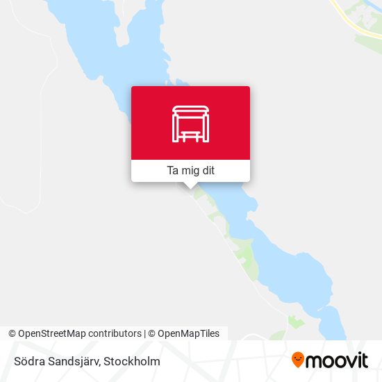 Södra Sandsjärv karta