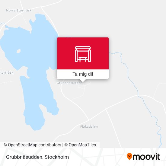 Grubbnäsudden karta