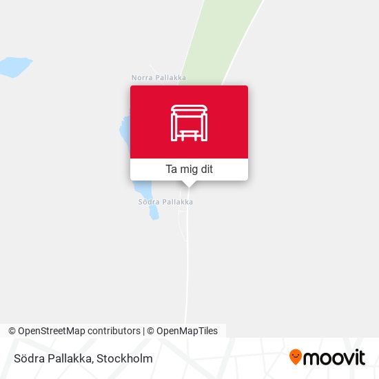 Södra Pallakka karta