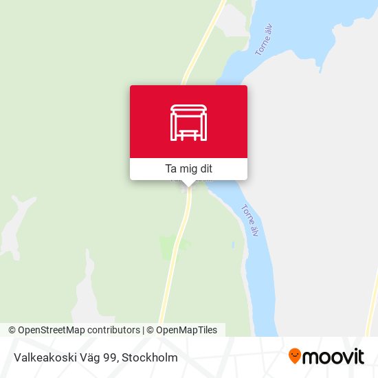 Valkeakoski Väg 99 karta