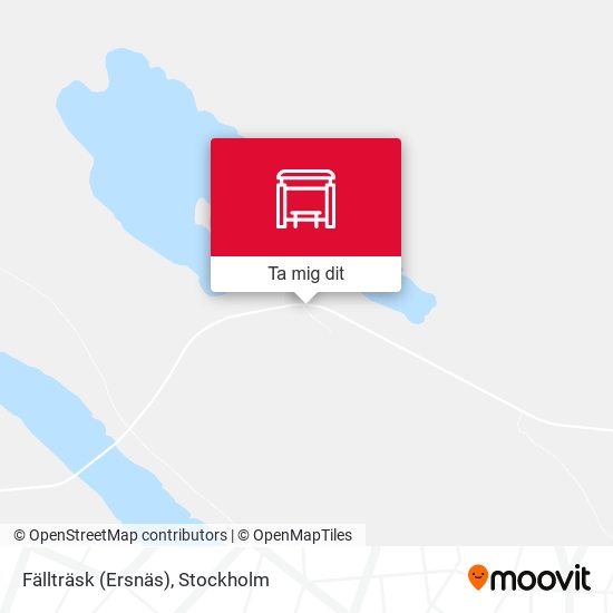 Fällträsk (Ersnäs) karta