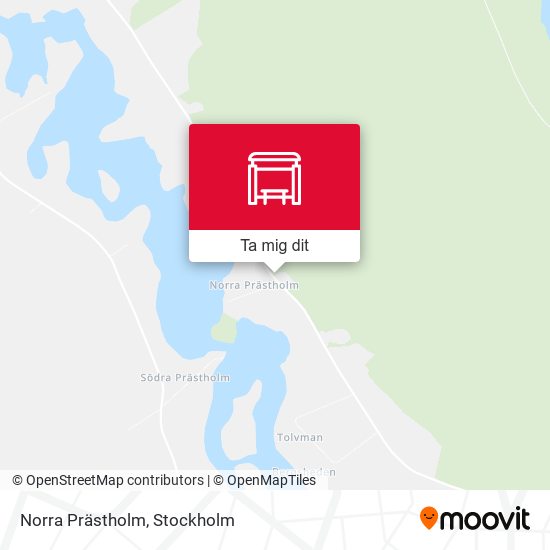 Norra Prästholm karta