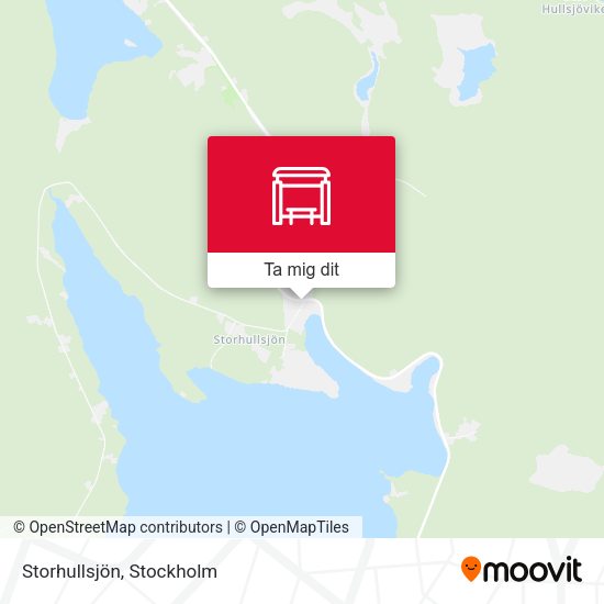 Storhullsjön karta