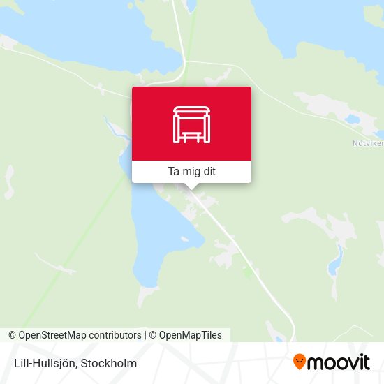 Lill-Hullsjön karta