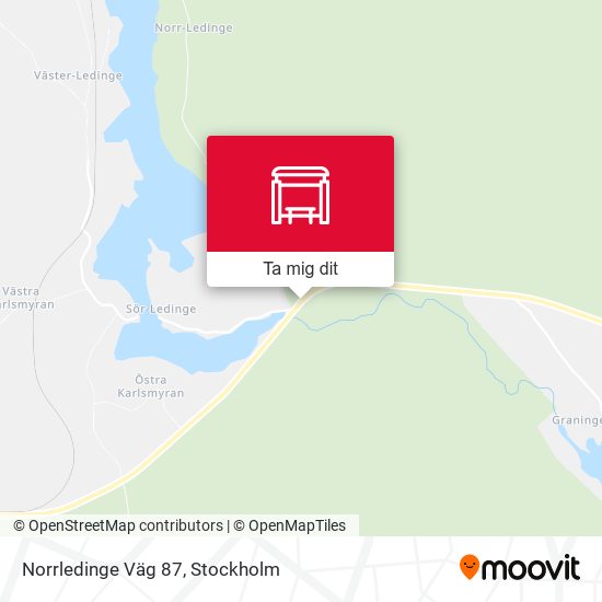 Norrledinge Väg 87 karta