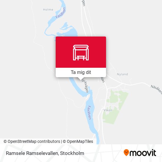Ramsele Ramselevallen karta