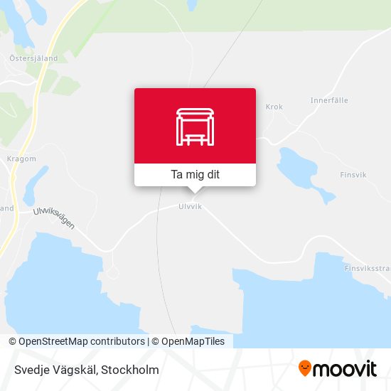 Svedje Vägskäl karta
