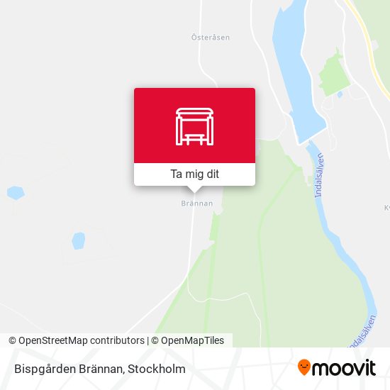Bispgården Brännan karta