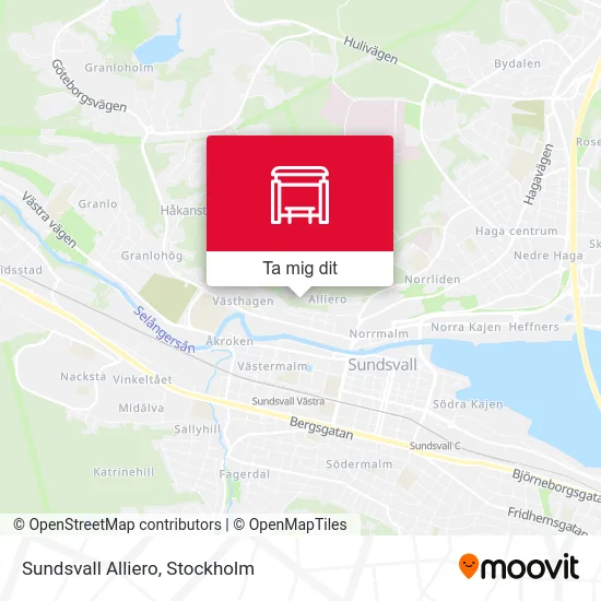 Sundsvall Alliero karta