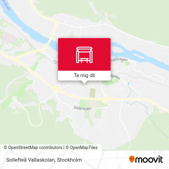 Sollefteå Vallaskolan karta