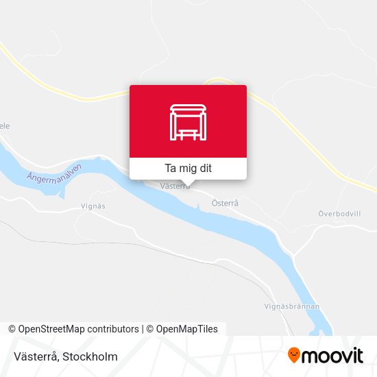 Västerrå karta