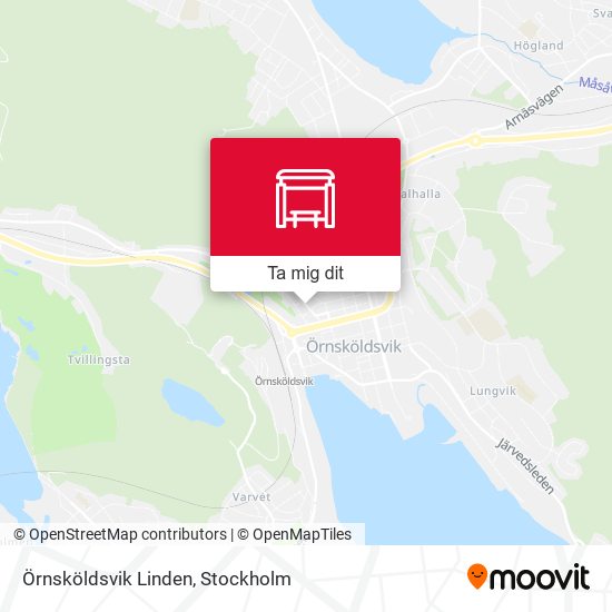 Örnsköldsvik Linden karta