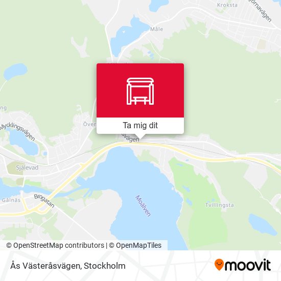 Ås Västeråsvägen karta