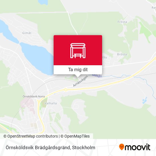 Örnsköldsvik Brädgårdsgränd karta