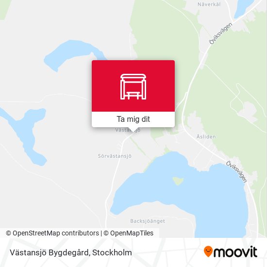 Västansjö Bygdegård karta