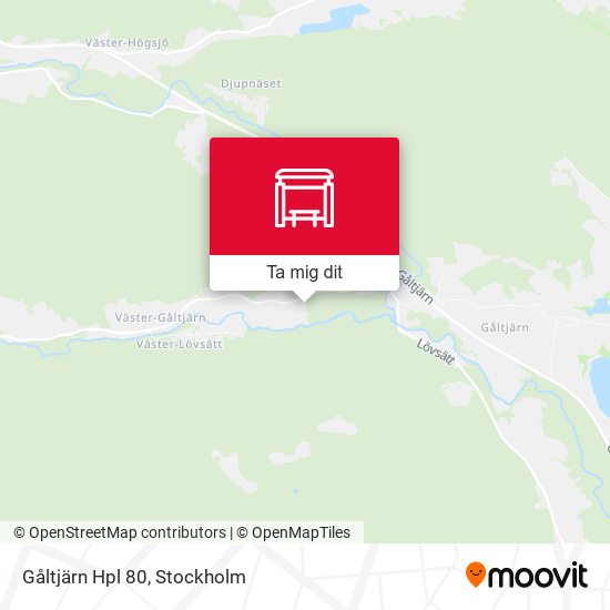 Gåltjärn Hpl 80 karta