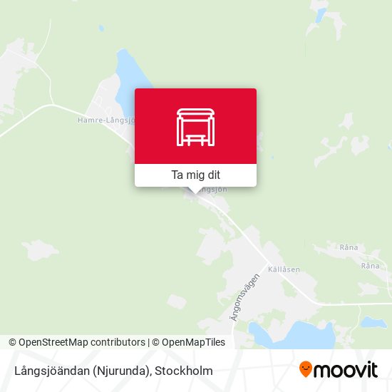 Långsjöändan (Njurunda) karta