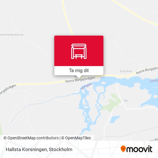 Hallsta Korsningen karta