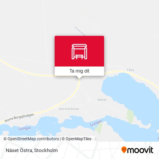 Näset Östra karta
