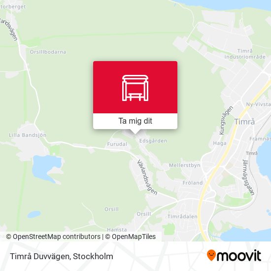 Timrå Duvvägen karta