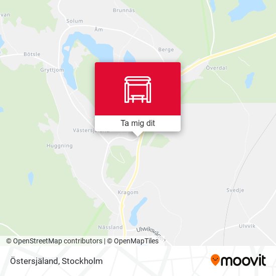 Östersjäland karta
