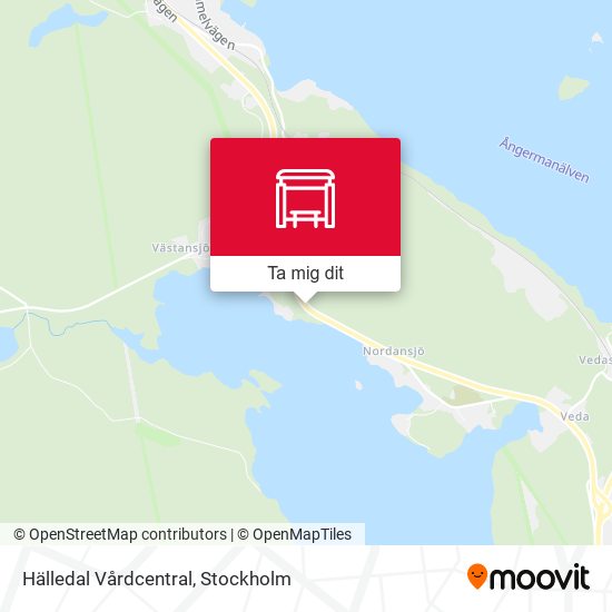 Hälledal Vårdcentral karta
