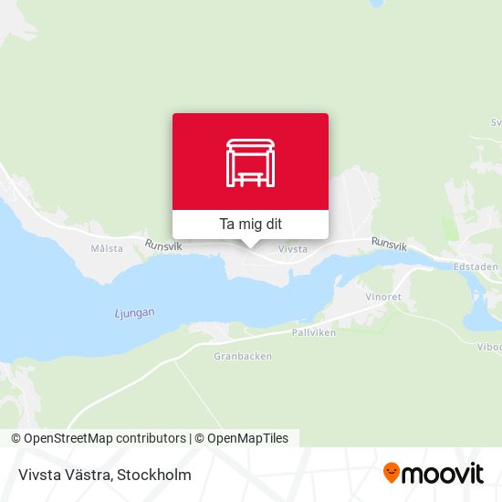 Vivsta Västra karta