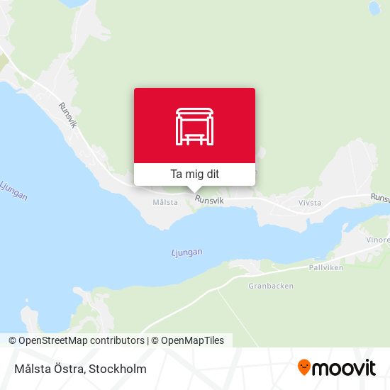 Målsta Östra karta