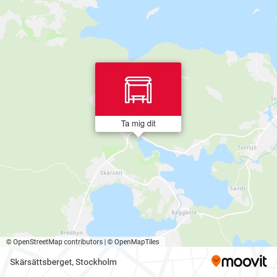 Skärsättsberget karta