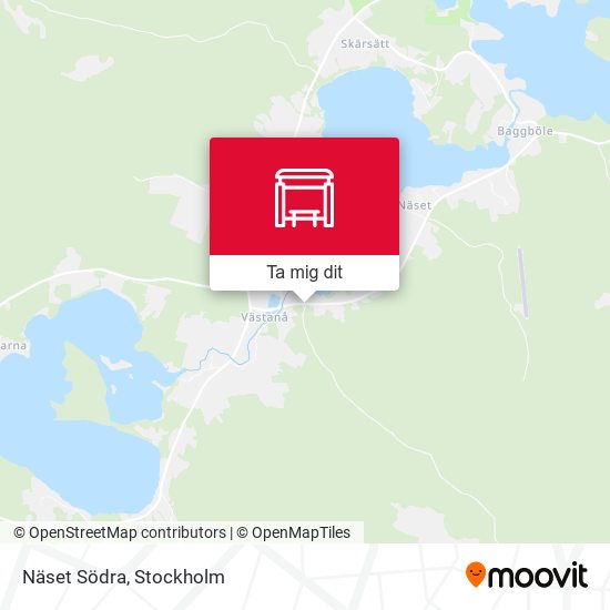 Näset Södra karta