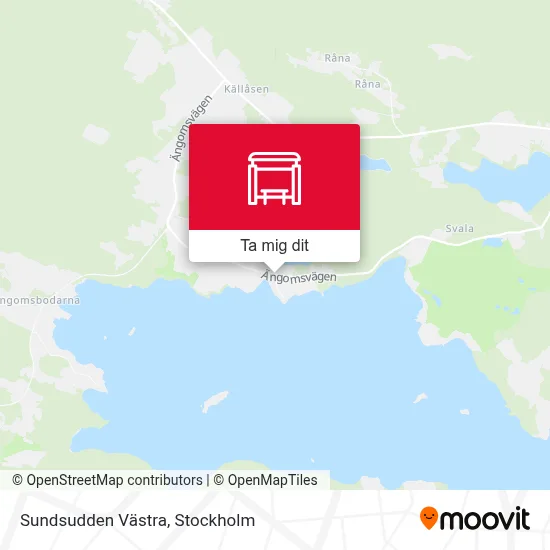 Sundsudden Västra karta