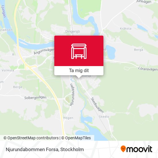 Njurundabommen Forsa karta