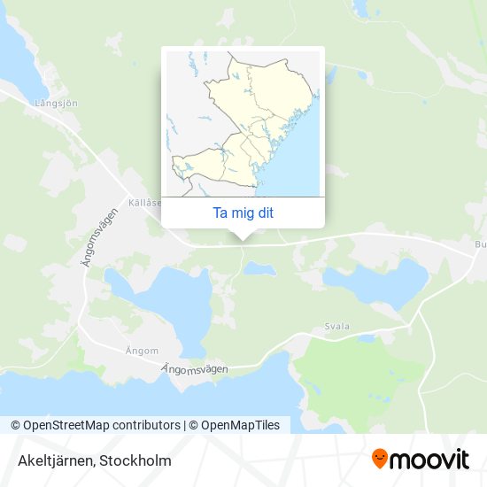 Akeltjärnen karta