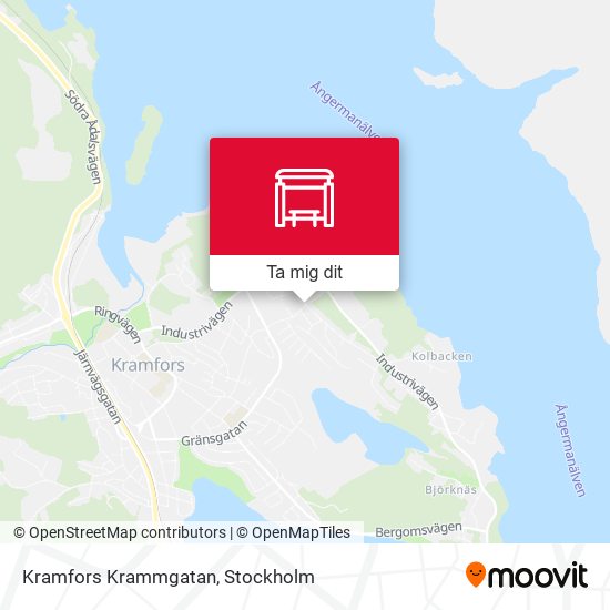 Kramfors Krammgatan karta