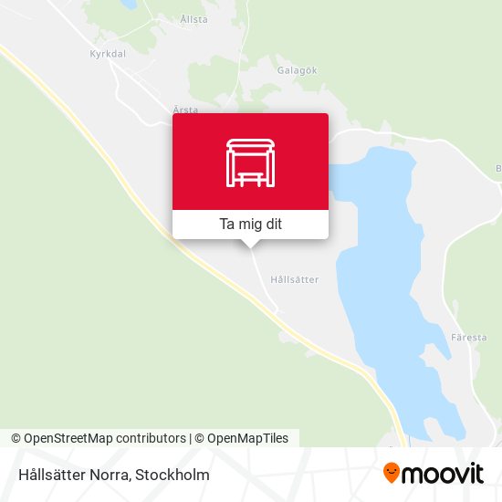 Hållsätter Norra karta